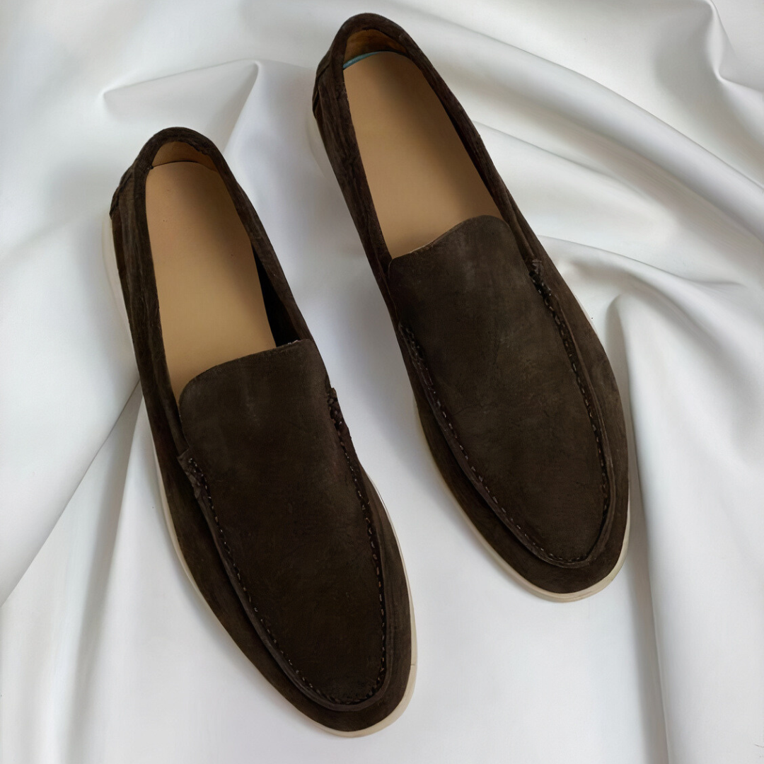 Heren Loafers – Suède – Slip-on – Ronde Neus – Comfortabel en Veelzijdig Design