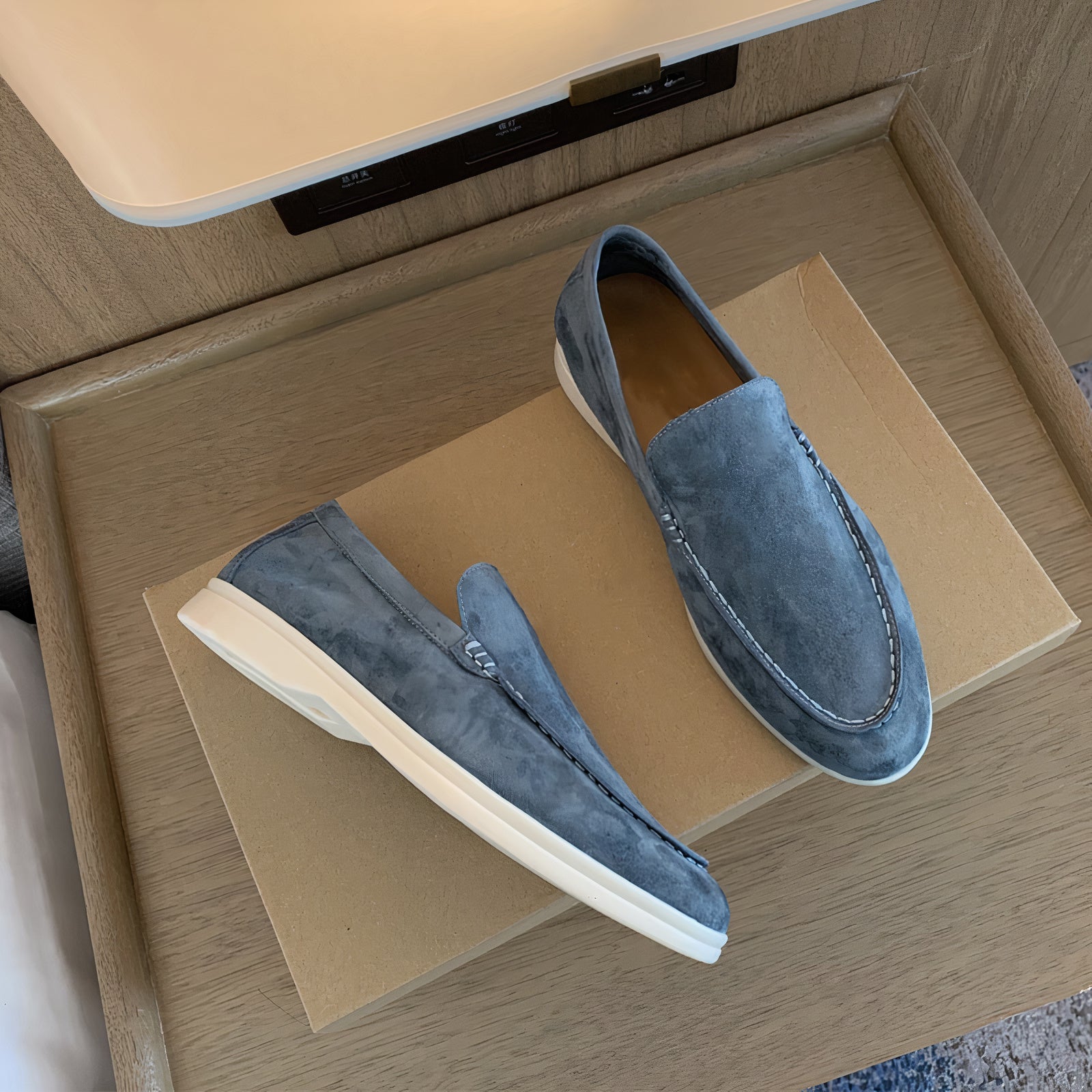 Heren Loafers – Suède – Slip-on – Ronde Neus – Comfortabel en Veelzijdig Design