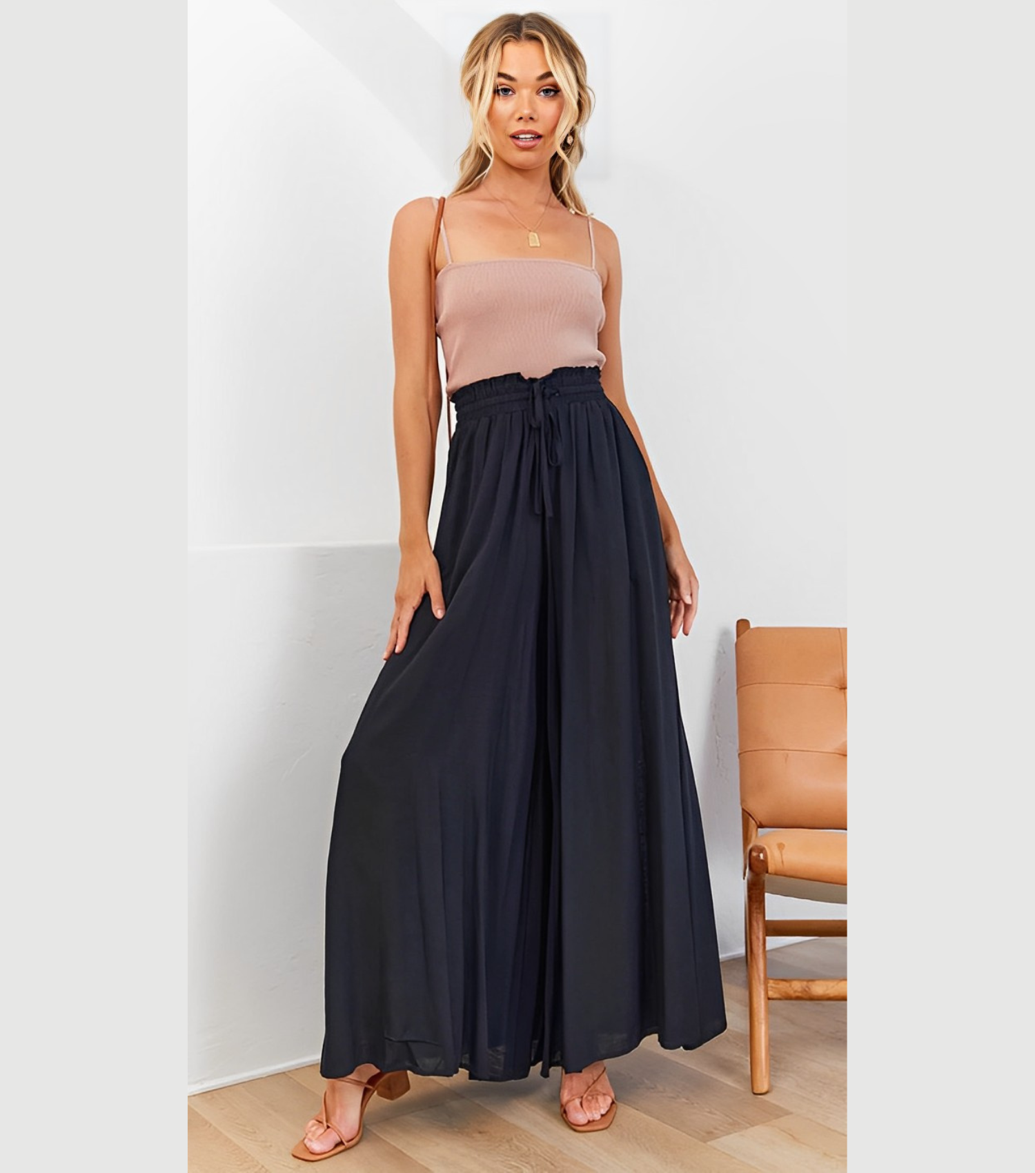 Broek met Hoge Taille voor Dames
