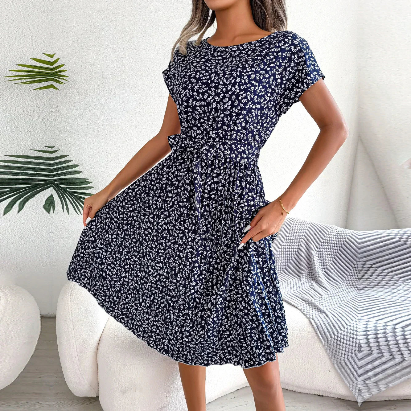 Saskia | Elegante Bloemenjurk