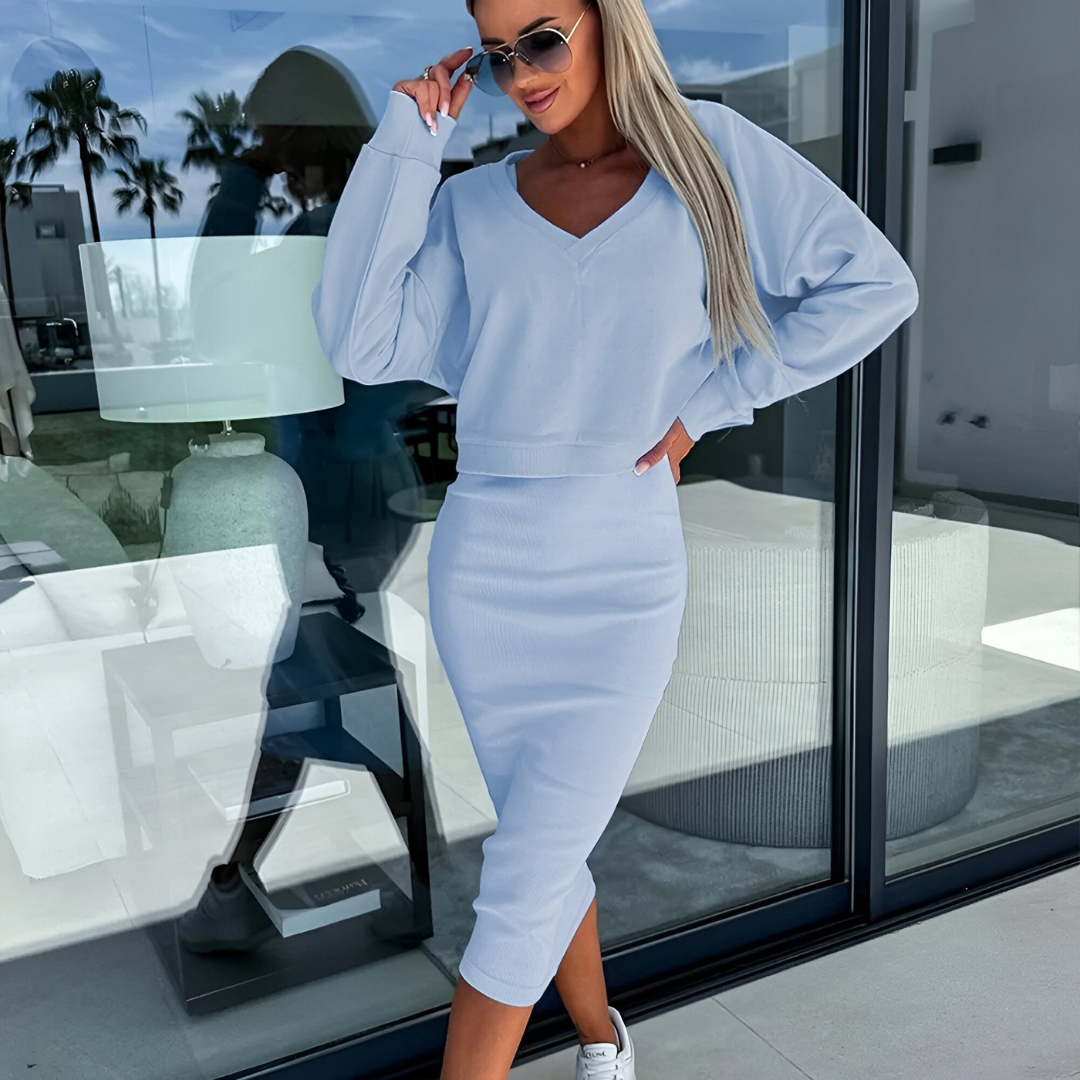 Edith | Tweedelige jurk set