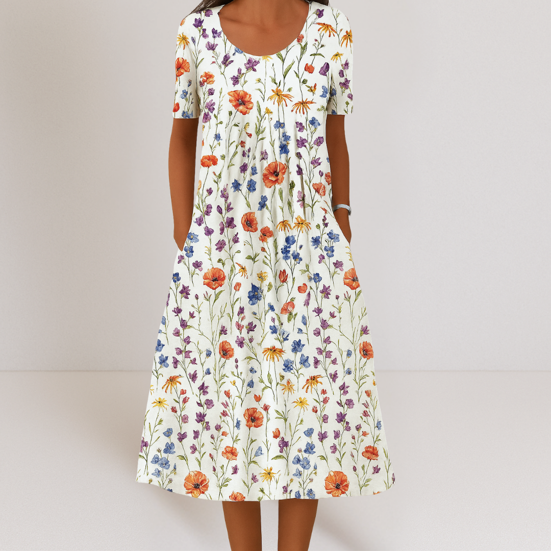 Amandine | Elegante buikbeddekende jurk