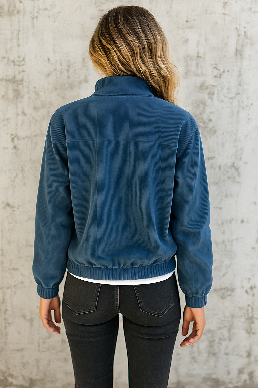 Lotte | Corduroy Zipper Jacket
