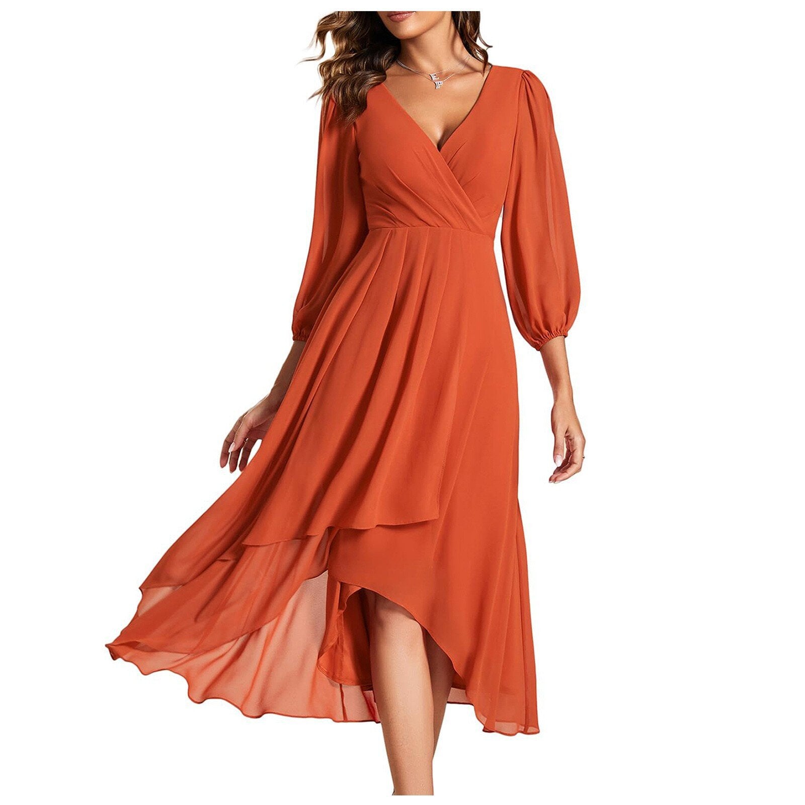 Karin | Elegante V-hals jurk