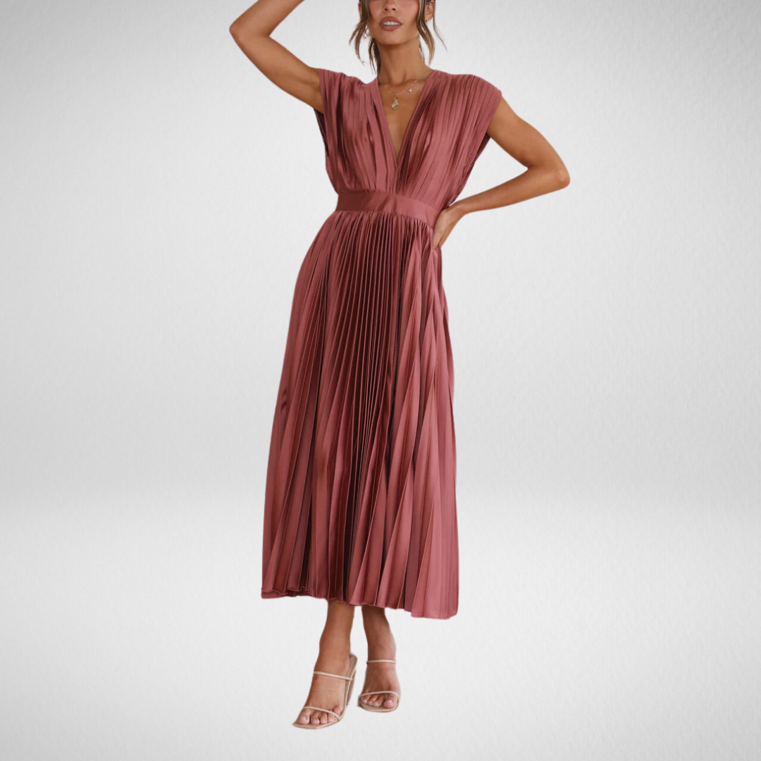Marie | Elegant geplooide jurk