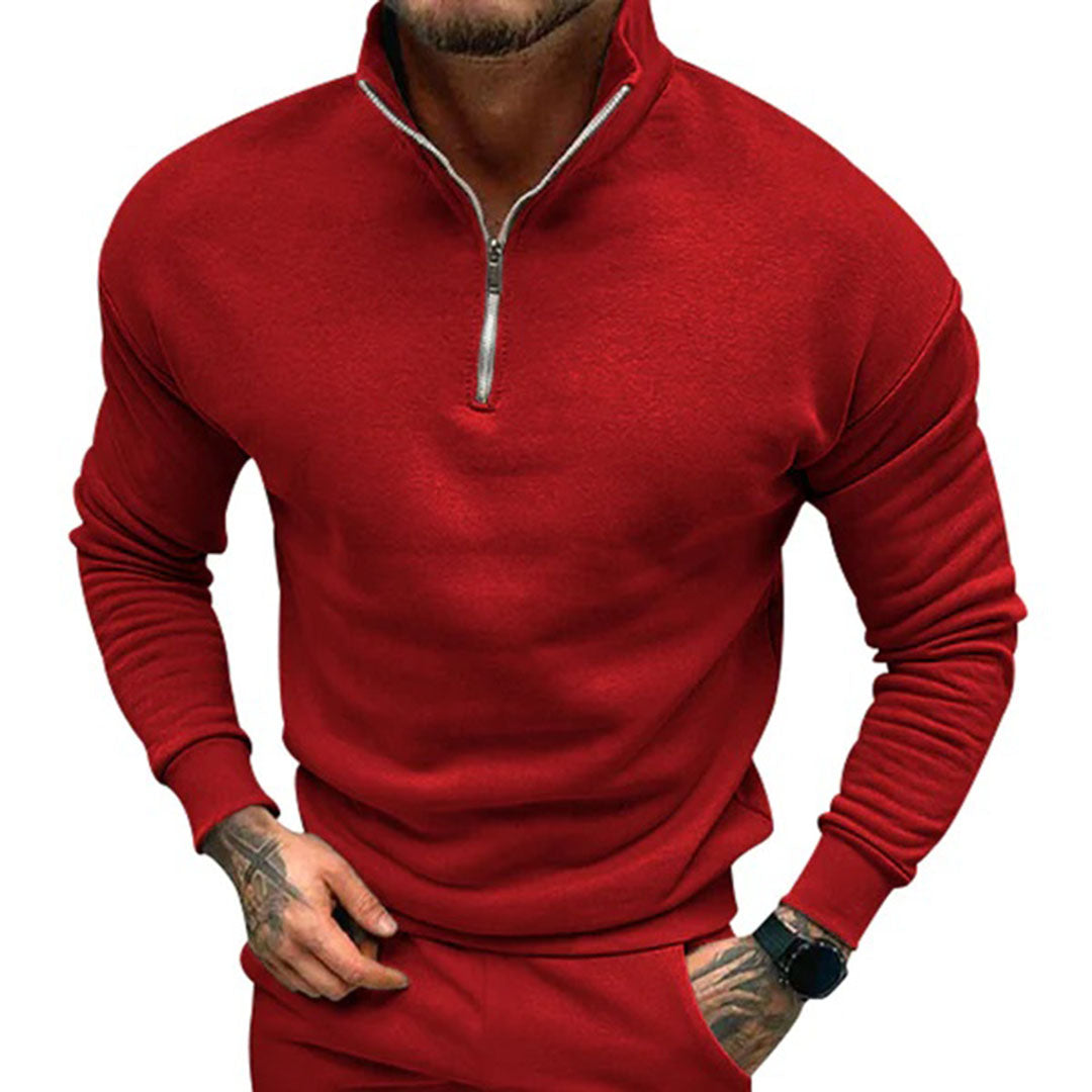 LAVELLA - Heren Half-Zip Trui