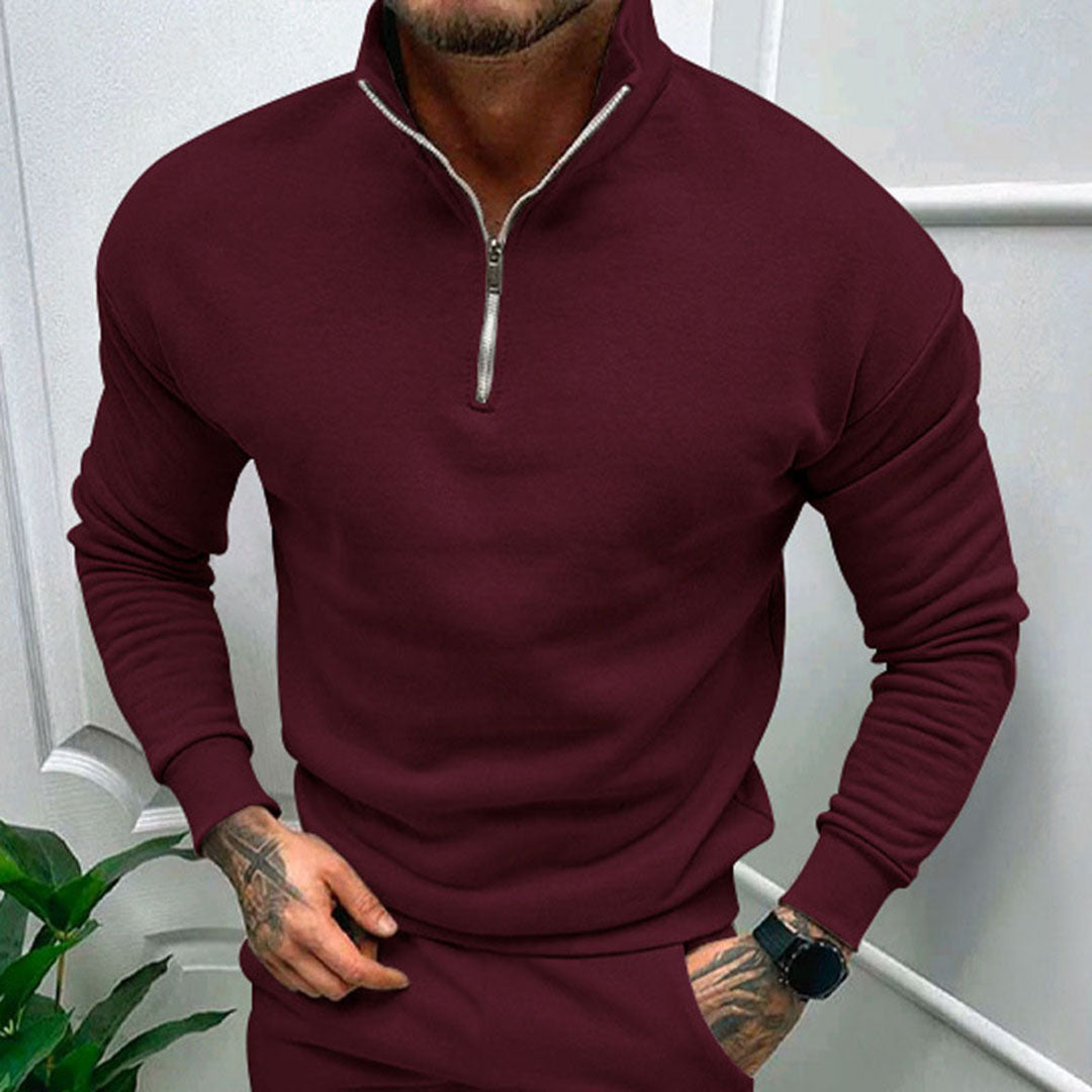 LAVELLA - Heren Half-Zip Trui