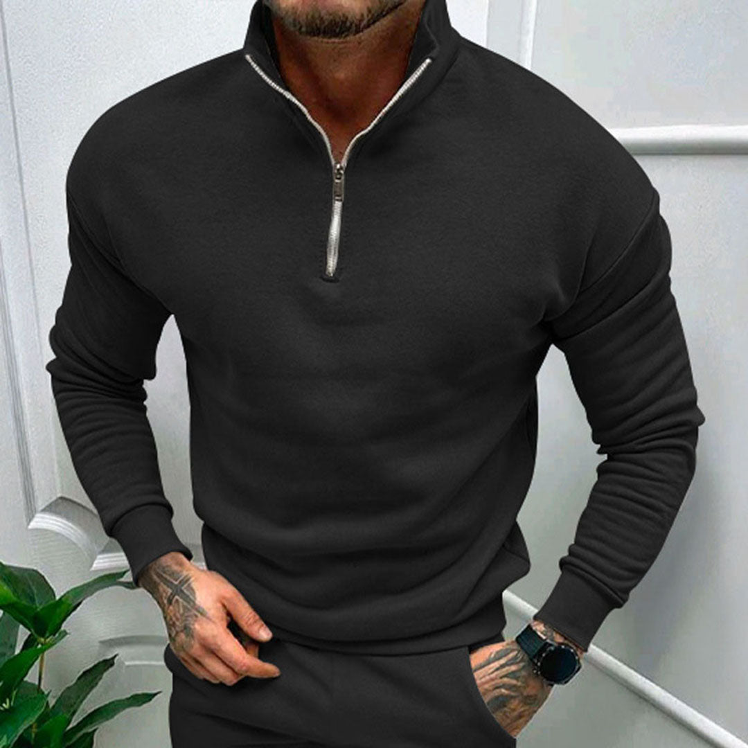 LAVELLA - Heren Half-Zip Trui