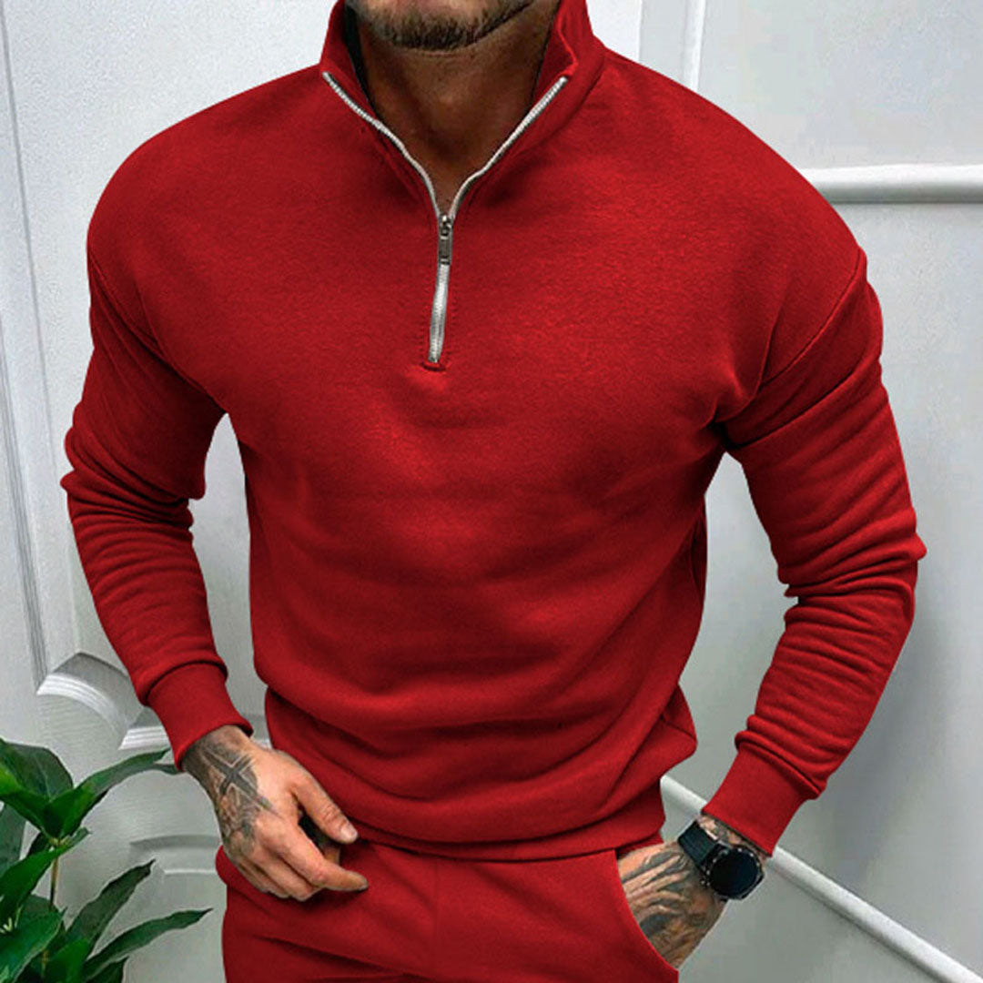 LAVELLA - Heren Half-Zip Trui
