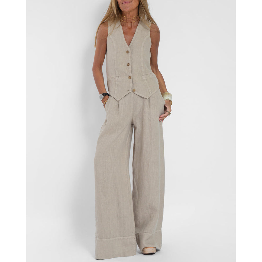 Mouwloze Top en Broek voor Dames