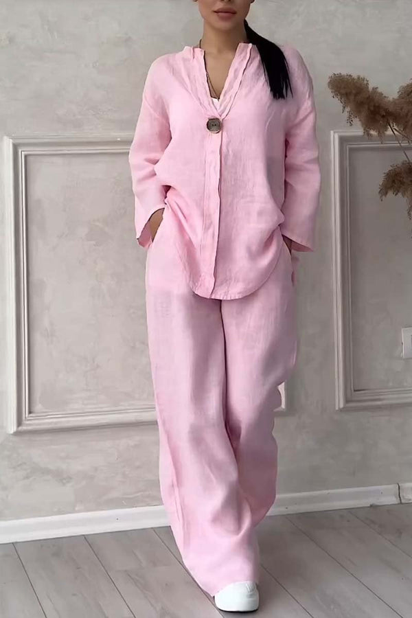 Lange Mouwen Top en Broek Set voor Dames
